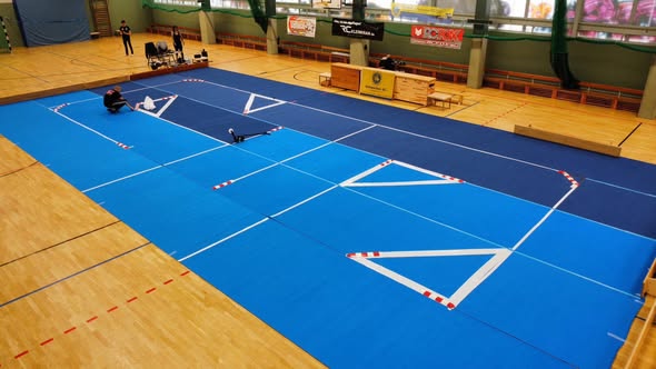 Indoor-Streckenlayout